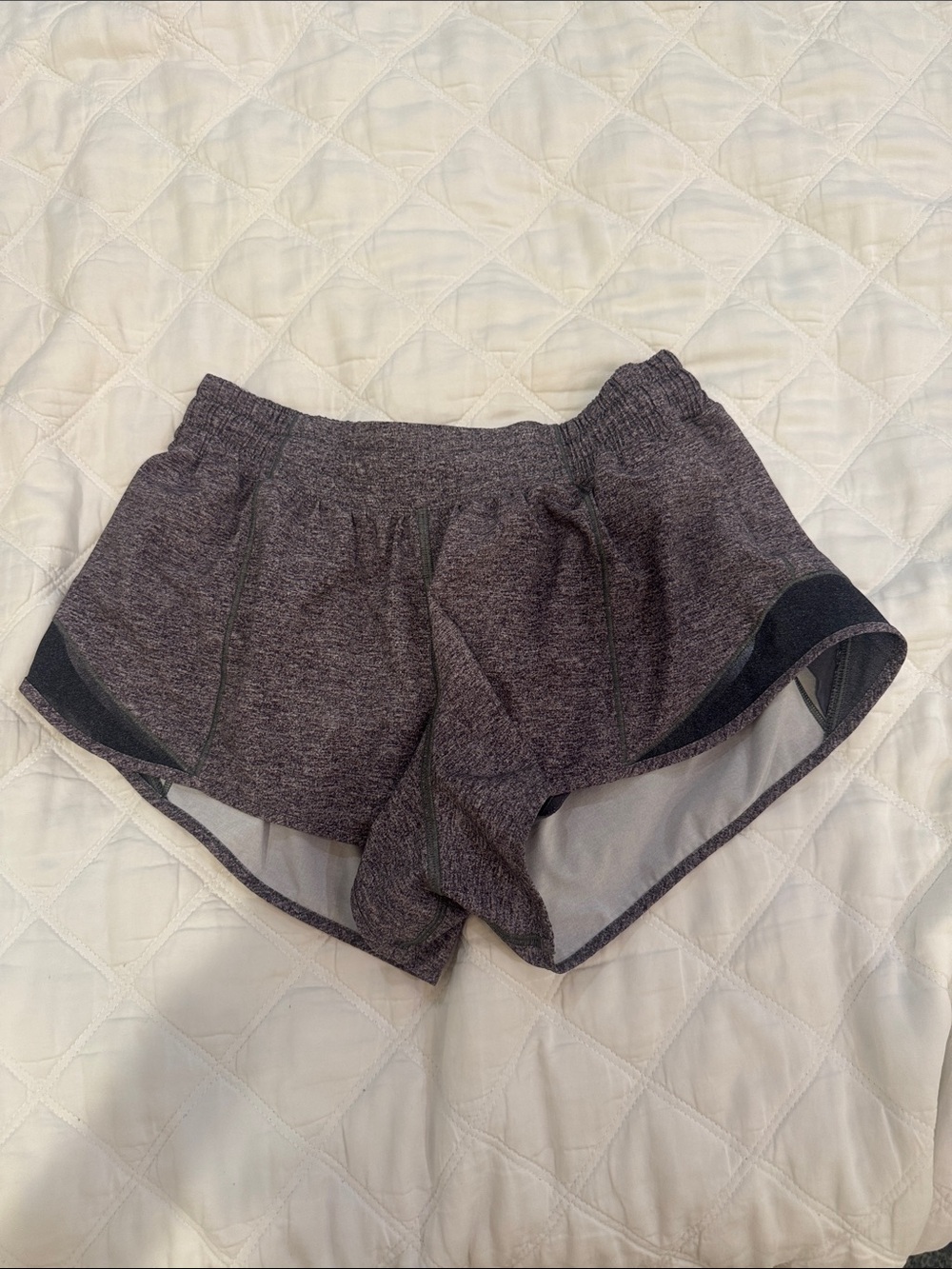lululemon athletica Heather Charcoal Athletic Shorts
